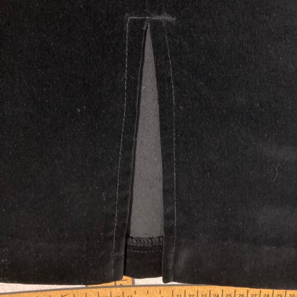 Parisian Evelyn Mandel Peplum Jacket with Velvet Collar & Velveteen Skirt Sz 6 - Picture 16 of 16